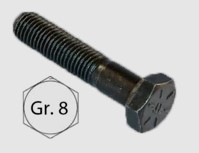 1 1/4" - 7 X 3" HEX CAP SCREWSGRADE 8 COARSE PLAIN